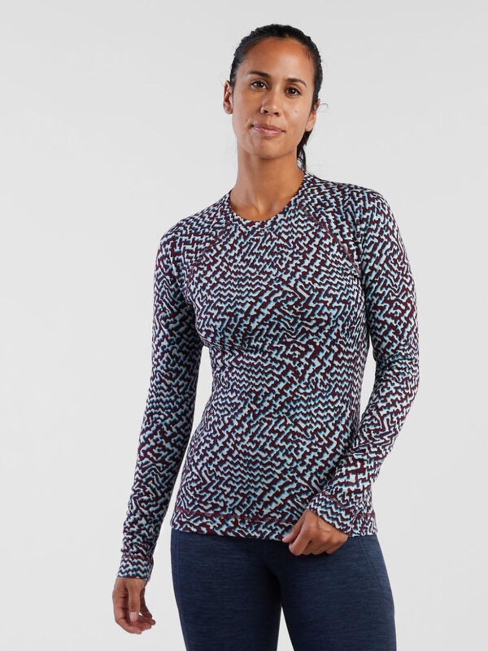 Smartwool Wonder Woman Merino Wool Long Sleeve Base Layer Top Size XL